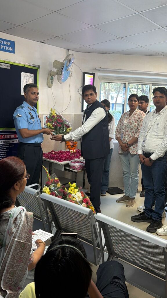 Sanjay Kumar…Founder of YS-NTHRF And Group captain Air force officers lucknow